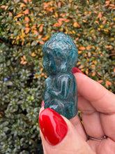 Load image into Gallery viewer, Gemmy Apatite Buddha Carving
