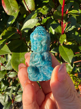 Load image into Gallery viewer, Gemmy Apatite Buddha Carving
