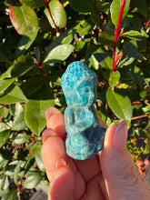 Load image into Gallery viewer, Gemmy Apatite Buddha Carving
