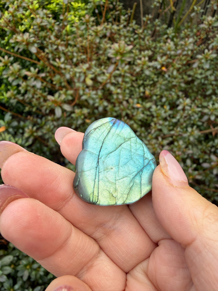 Labradorite Buddha Carving