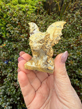 Load image into Gallery viewer, Picture Jasper Gargoyle Carving with Dendrities
