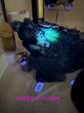 Load image into Gallery viewer, UV Reactive Volcano Agate Chinese Dragon Carving
