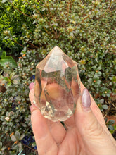 Load image into Gallery viewer, Smoky Quartz Faceted Tower with Rainbows
