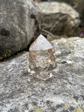 Load image into Gallery viewer, Smoky Quartz Faceted Tower with Rainbows
