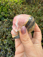 Load image into Gallery viewer, Rhodonite Skull Carving
