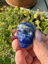 Load image into Gallery viewer, Lapis Lazuli Skull Carving
