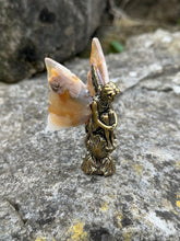 Load image into Gallery viewer, Golden Fairy with Flower Agate wings
