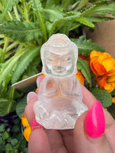 Load image into Gallery viewer, Clear Quartz Buddha Carving
