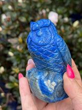 Load image into Gallery viewer, High Quality Lapis Lazuli Owl Carving
