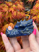Load image into Gallery viewer, Quality Lapis Lazuli Dragon Head Carving
