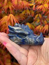 Load image into Gallery viewer, Quality Lapis Lazuli Dragon Head Carving
