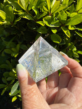 Load image into Gallery viewer, Quartz Pyramid Carving Sacred Geometry
