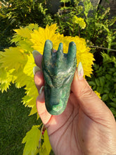 Load image into Gallery viewer, Verdite Dragon Head Carving
