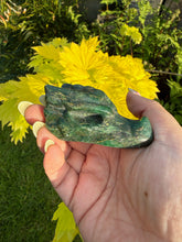 Load image into Gallery viewer, Verdite Dragon Head Carving
