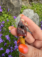 Load image into Gallery viewer, Mookaite Jasper Wolf Head Carving
