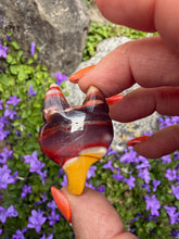 Load image into Gallery viewer, Mookaite Jasper Wolf Head Carving
