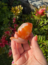 Load image into Gallery viewer, Druzy Agate Snail Carving
