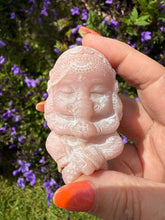 Load image into Gallery viewer, Pink Opal Freestanding Ganesh Carving
