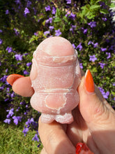 Load image into Gallery viewer, Pink Opal Freestanding Ganesh Carving
