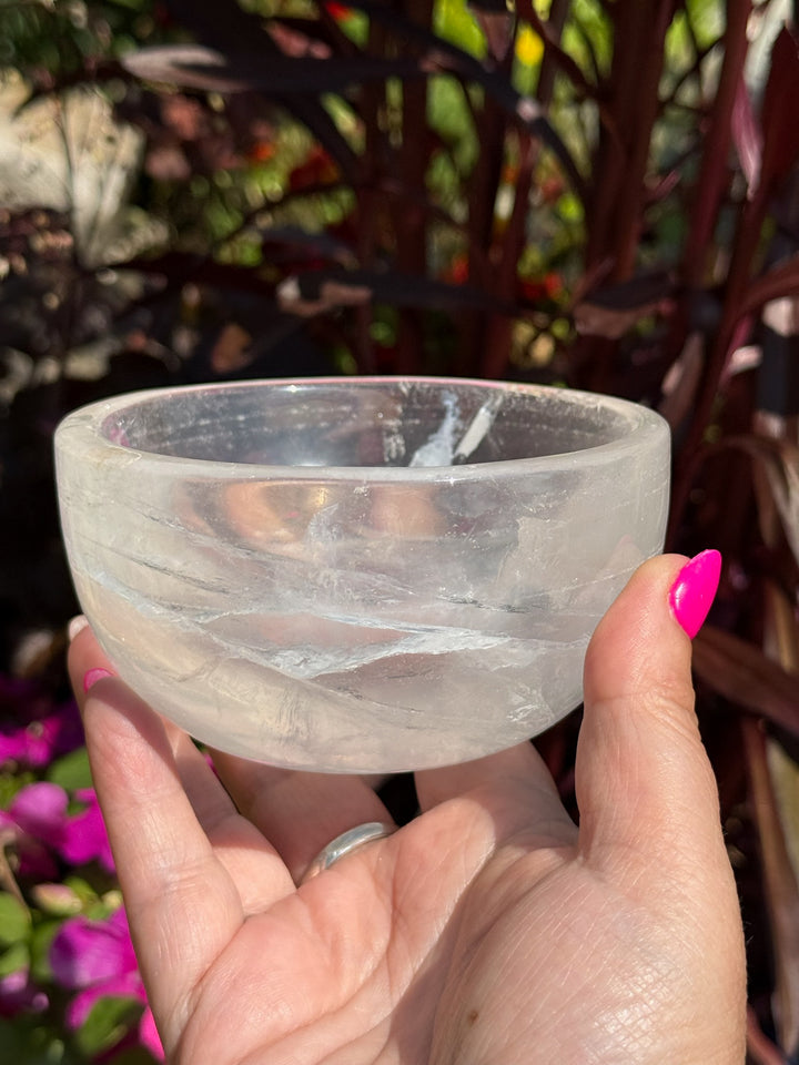 High Quality Clear Quartz Bowl