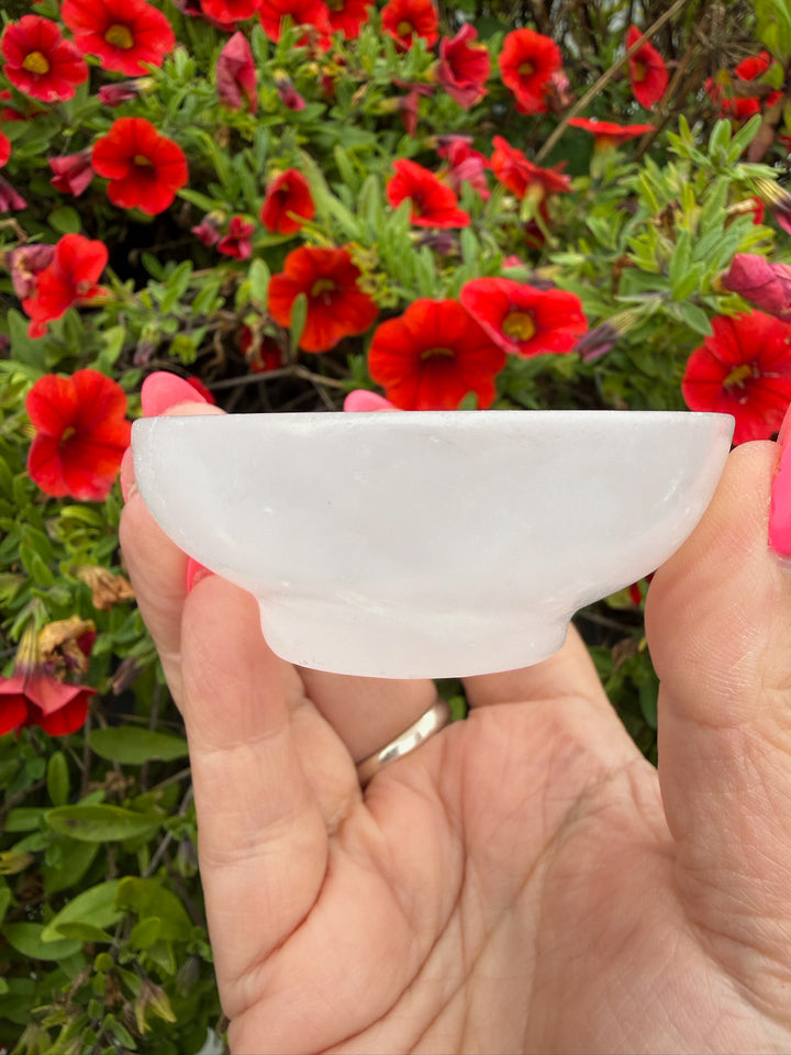 Uv Reactive Mangano Calcite Trinket Dish Bowl