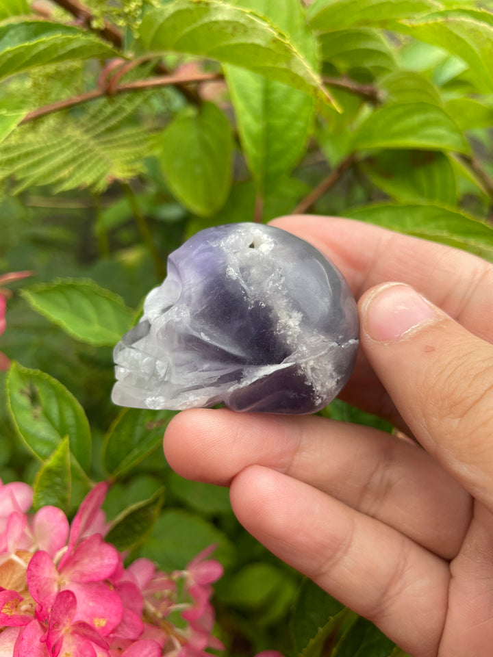 Lavender Fluorite Skull