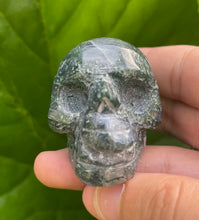 Load image into Gallery viewer, Moss Agate Skull
