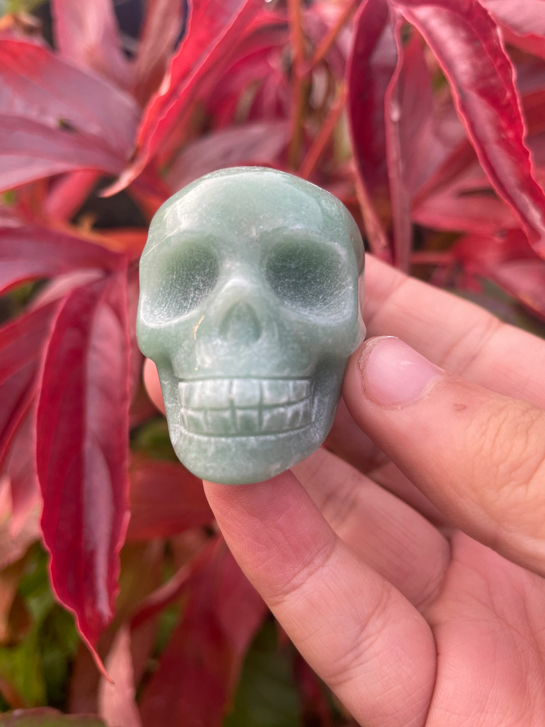 Blue Onyx and Aquatine Lemurian Skull