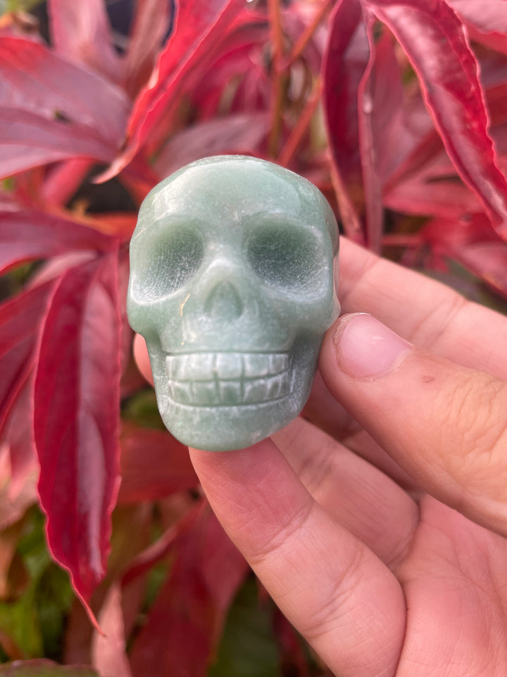 Blue Onyx and Aquatine Lemurian Skull