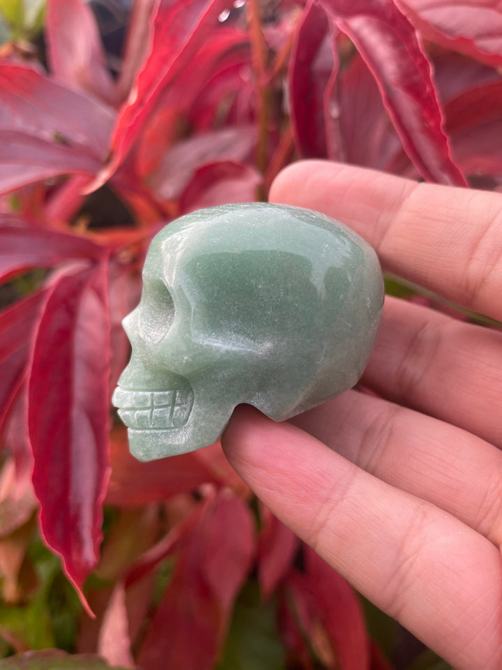 Blue Onyx and Aquatine Lemurian Skull