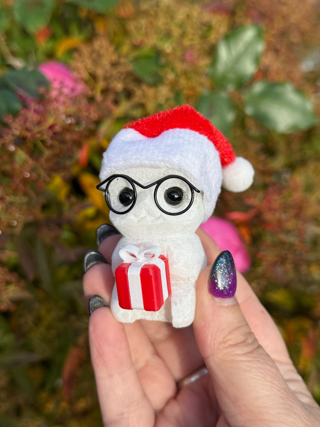 Christmas White Jade Crystal Pet