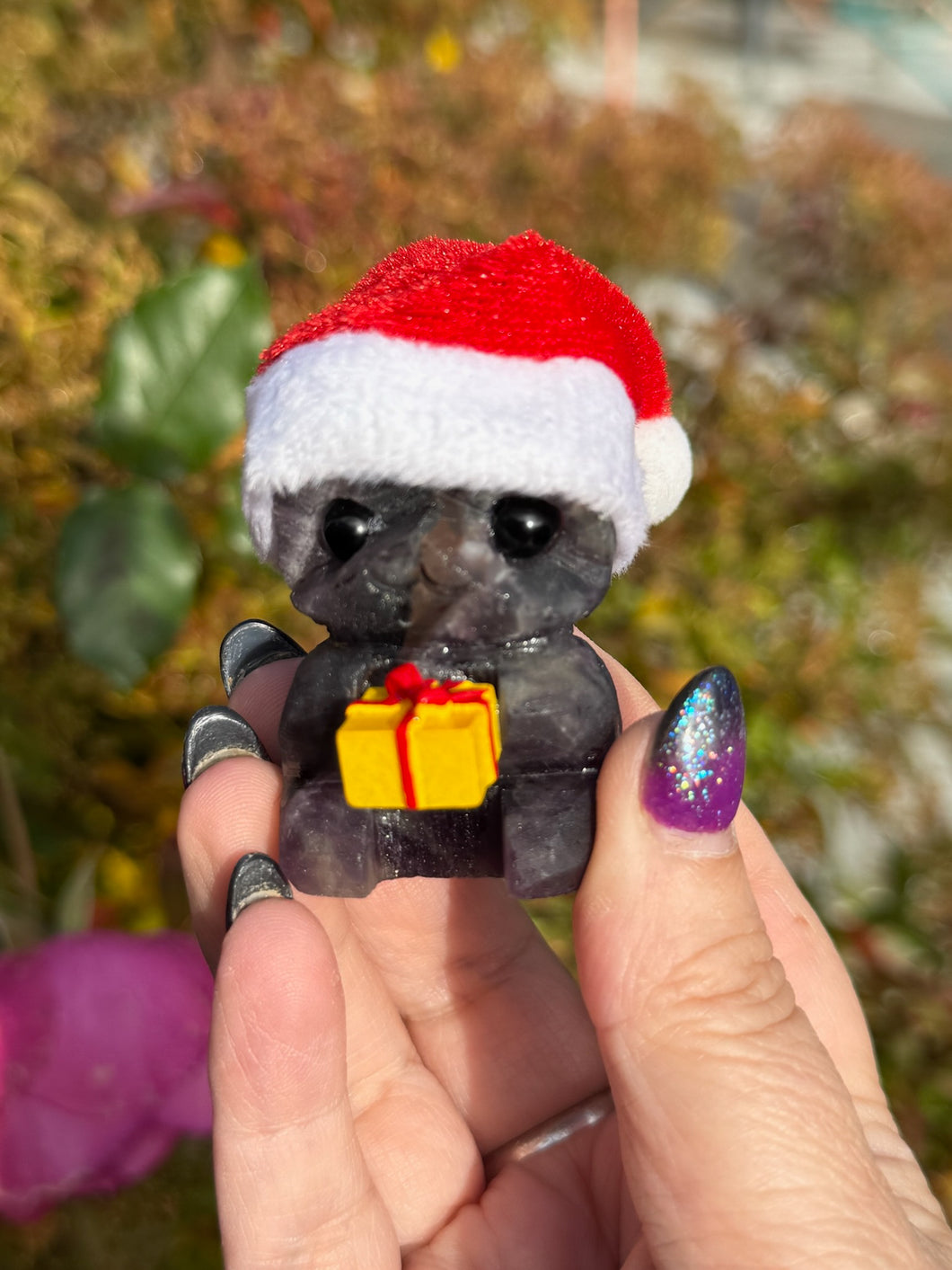 Christmas Fluorite Crystal Pet
