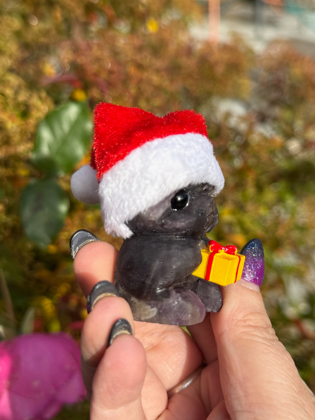 Christmas Fluorite Crystal Pet