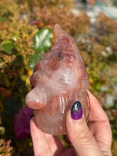 Load image into Gallery viewer, Fire Hematite Gonk Carving
