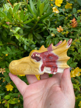 Load image into Gallery viewer, Mookaite Carved Dragon Head
