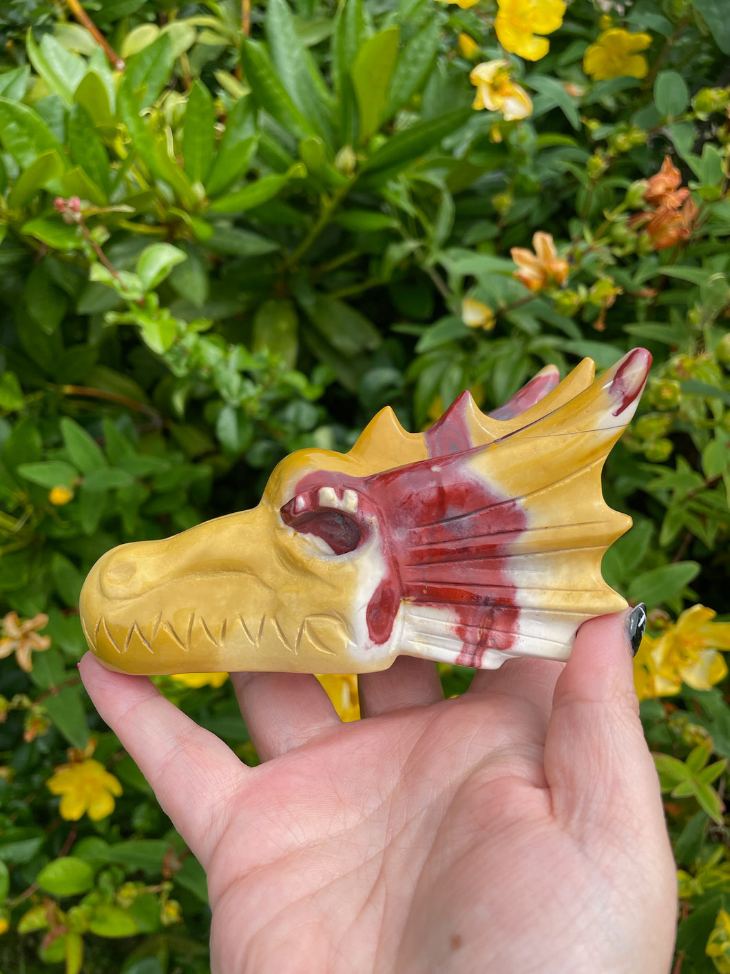 Mookaite Carved Dragon Head