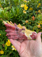 Load image into Gallery viewer, Mookaite Carved Dragon Head
