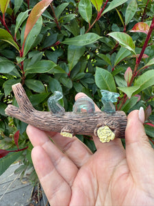 3 Piece Fluorite Chinese Dragon