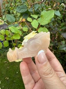 Agate Carved Dragon Head