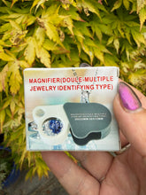 Load image into Gallery viewer, 30X/50X Dual Lens Pocket foldable Loupe Magnifier Jewelry Magnifying Glass
