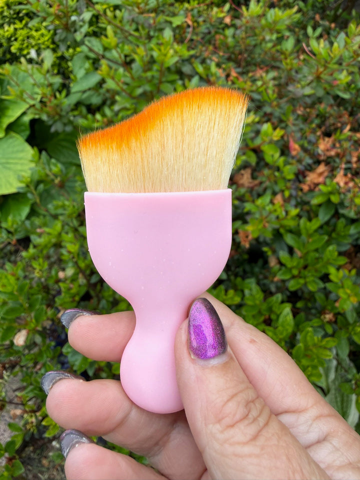 Pink Soft Bristle Cleaning Brush