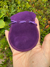 Load image into Gallery viewer, Purple Velvet  Drawstring Storage Pouch
