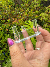 Load image into Gallery viewer, 3 Pin Acrylic Crystal Display Stand
