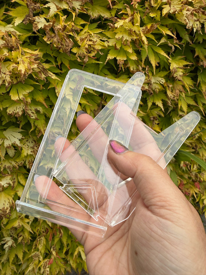 Large Adjustable Crystal Display Easel