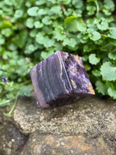 Load image into Gallery viewer, Purple Fluorite Floating Cube
