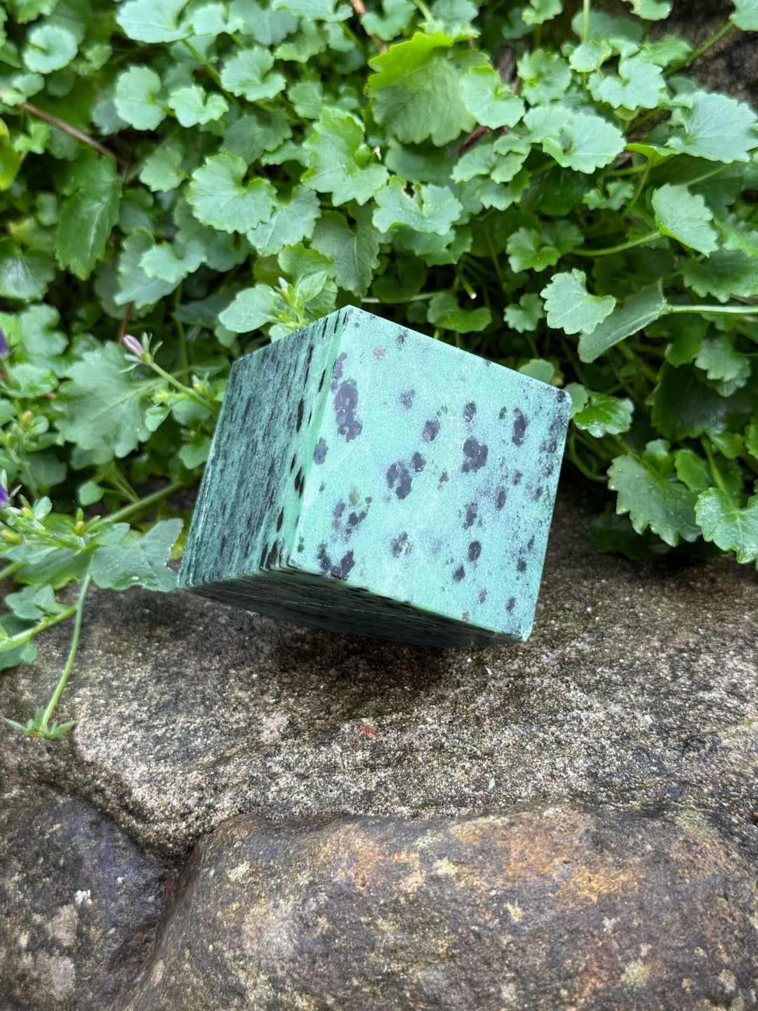 Ruby in Zoisite Floating Cube