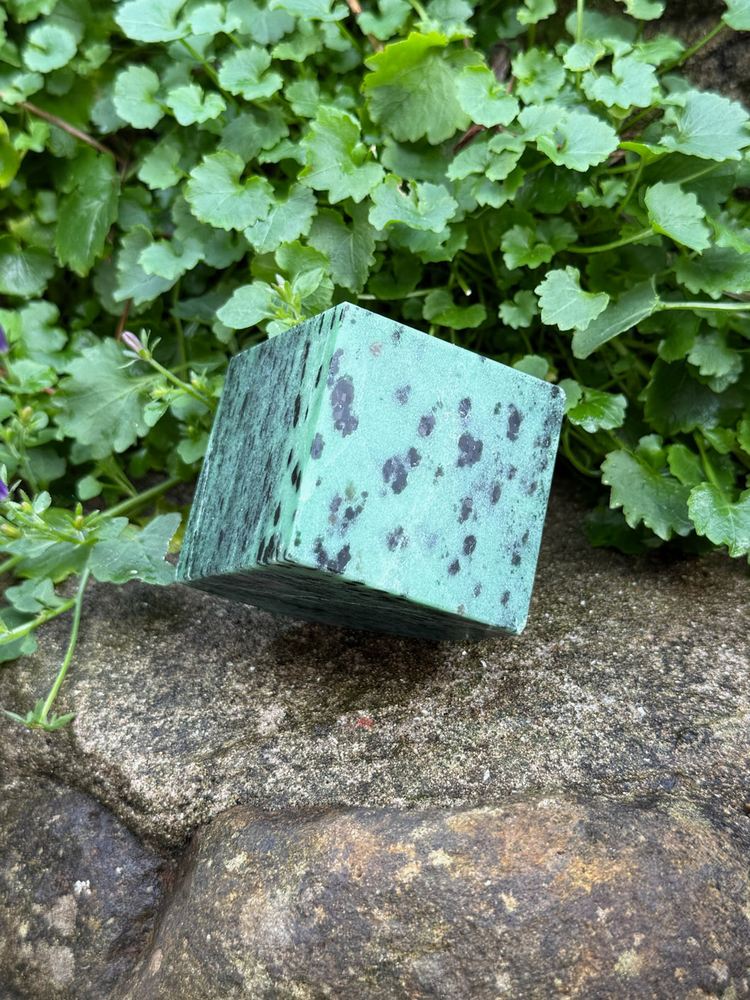 Ruby in Zoisite Floating Cube
