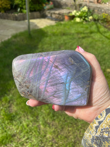 Purple Flash Labradorite Freeform