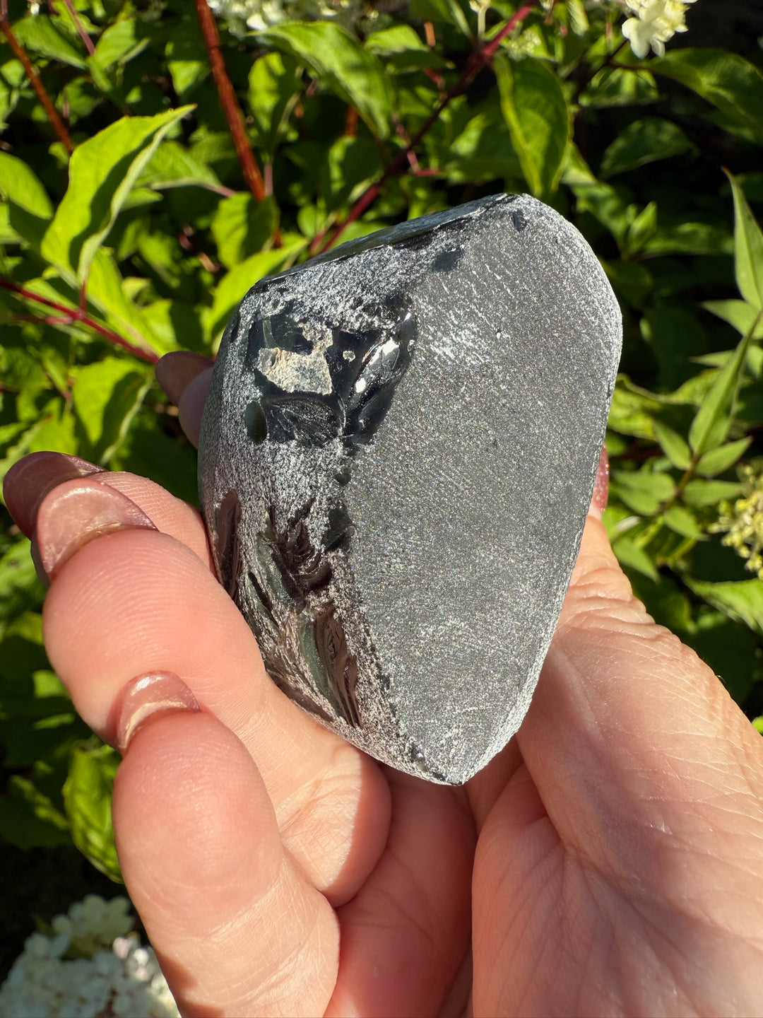 Part Polished Rainbow Obsidian Freeform