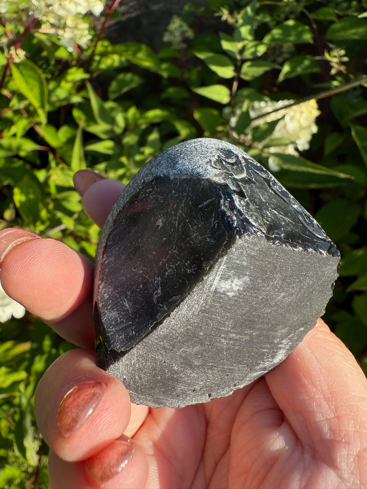 Part Polished Rainbow Obsidian Freeform